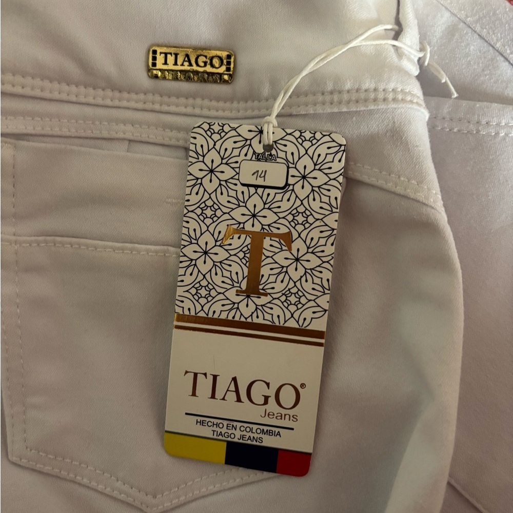 Tiago Colombian White Jeans